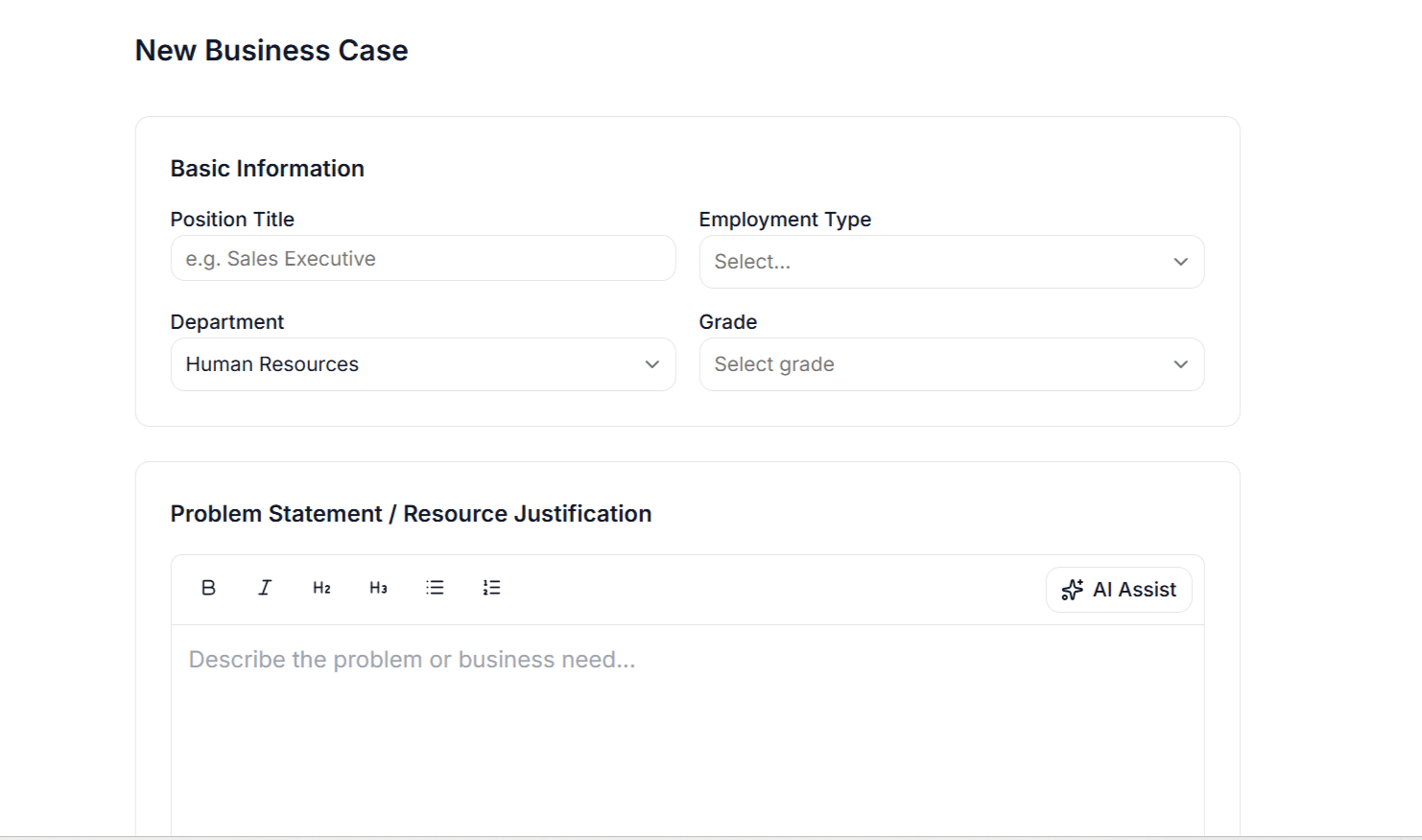 Business Cases — HR AIVA